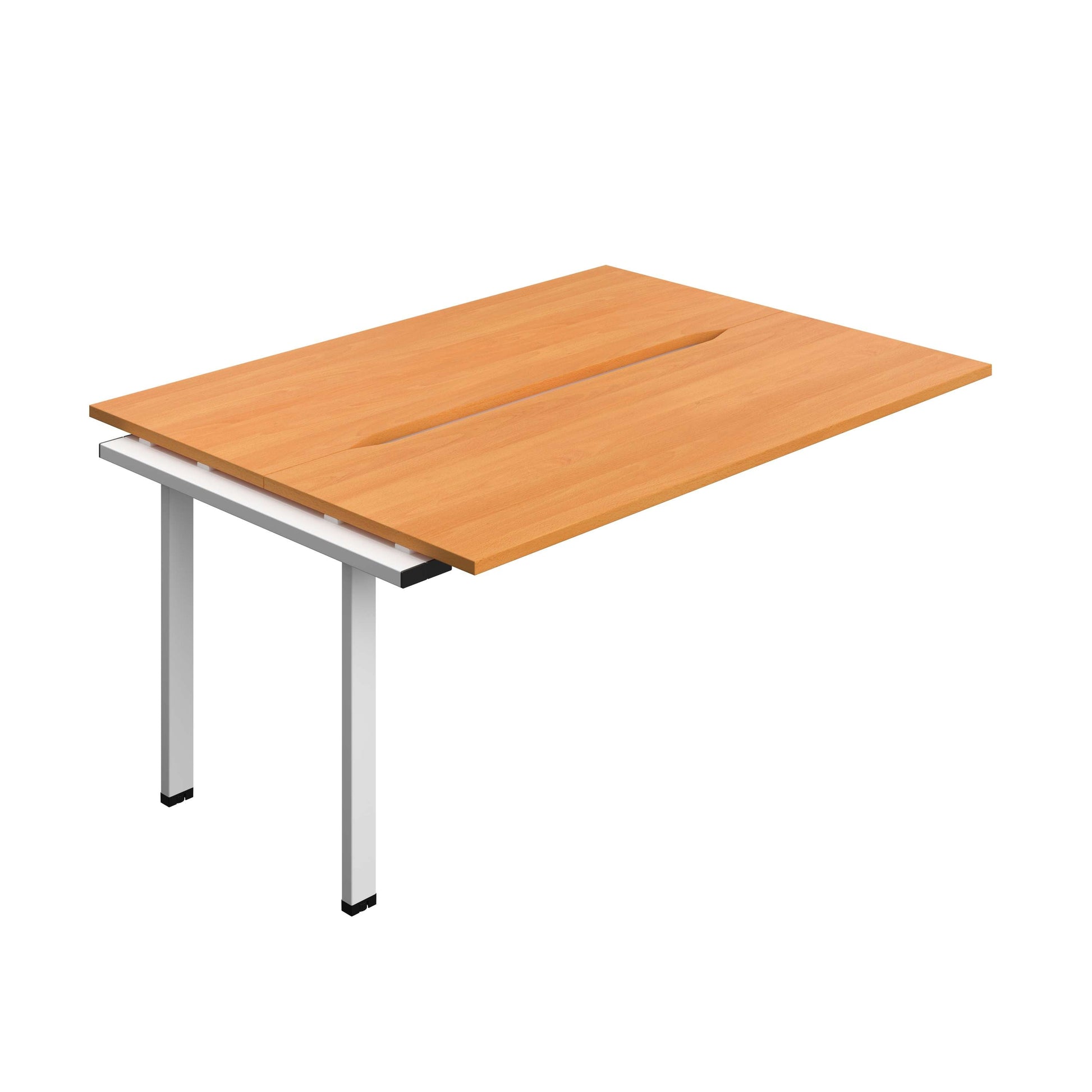 Synergy Bench Extension with Cut Out: 2 Person (FSC) : 1600 | 600 | Unlimited/White