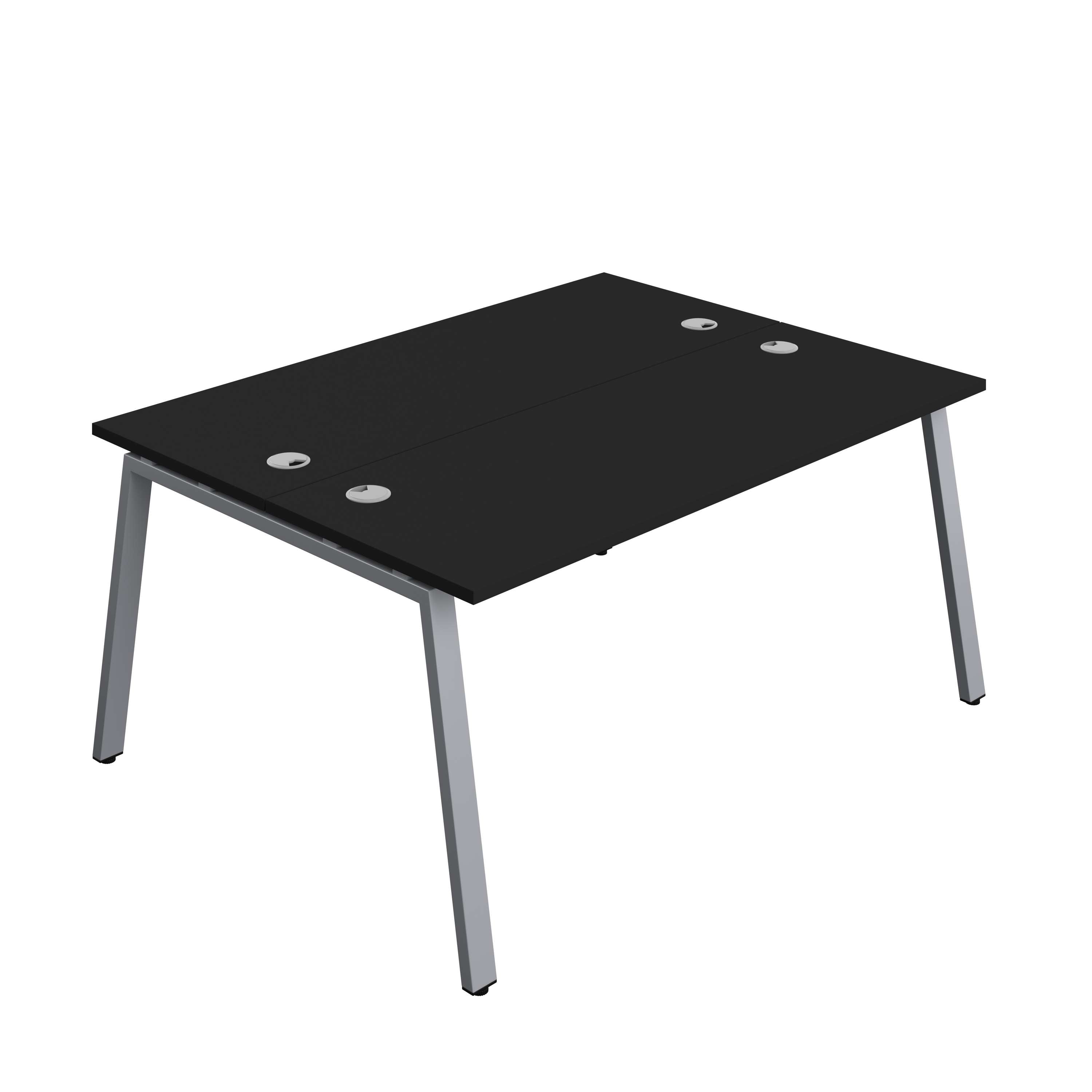 Synergy Bench with Cable Ports: 2 Person (FSC) : A-Frame Leg : 1600