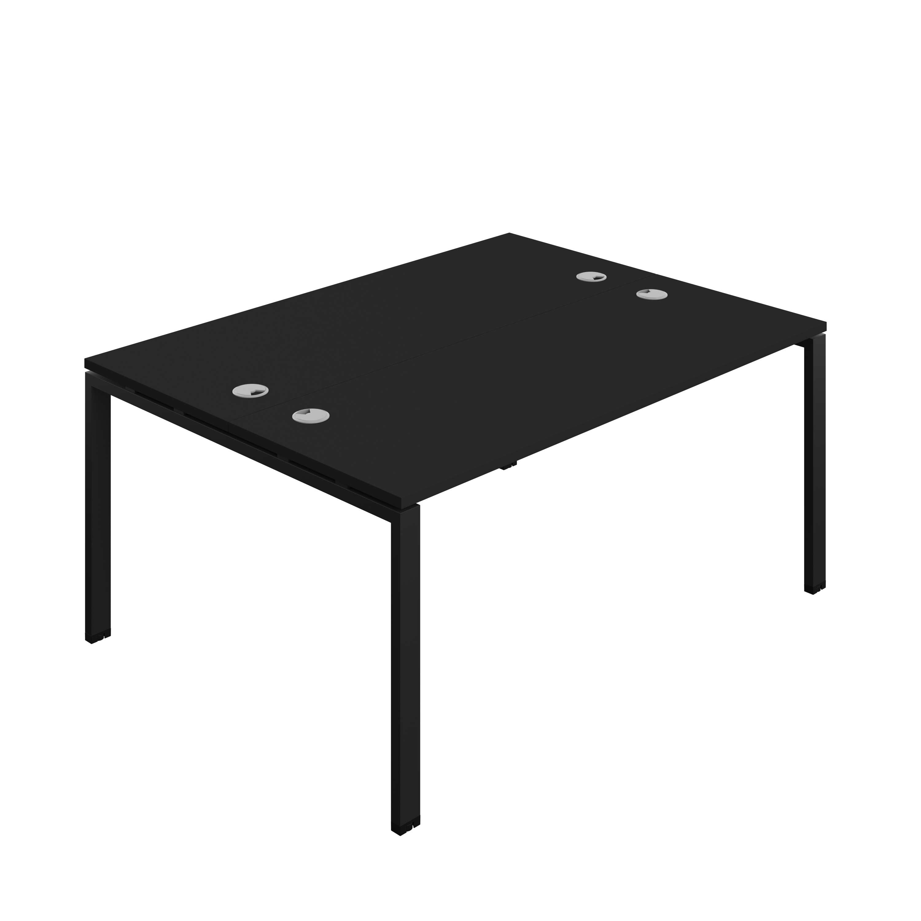 Synergy Bench with Cable Ports: 2 Person (FSC) : Goal Post Leg : 1600
