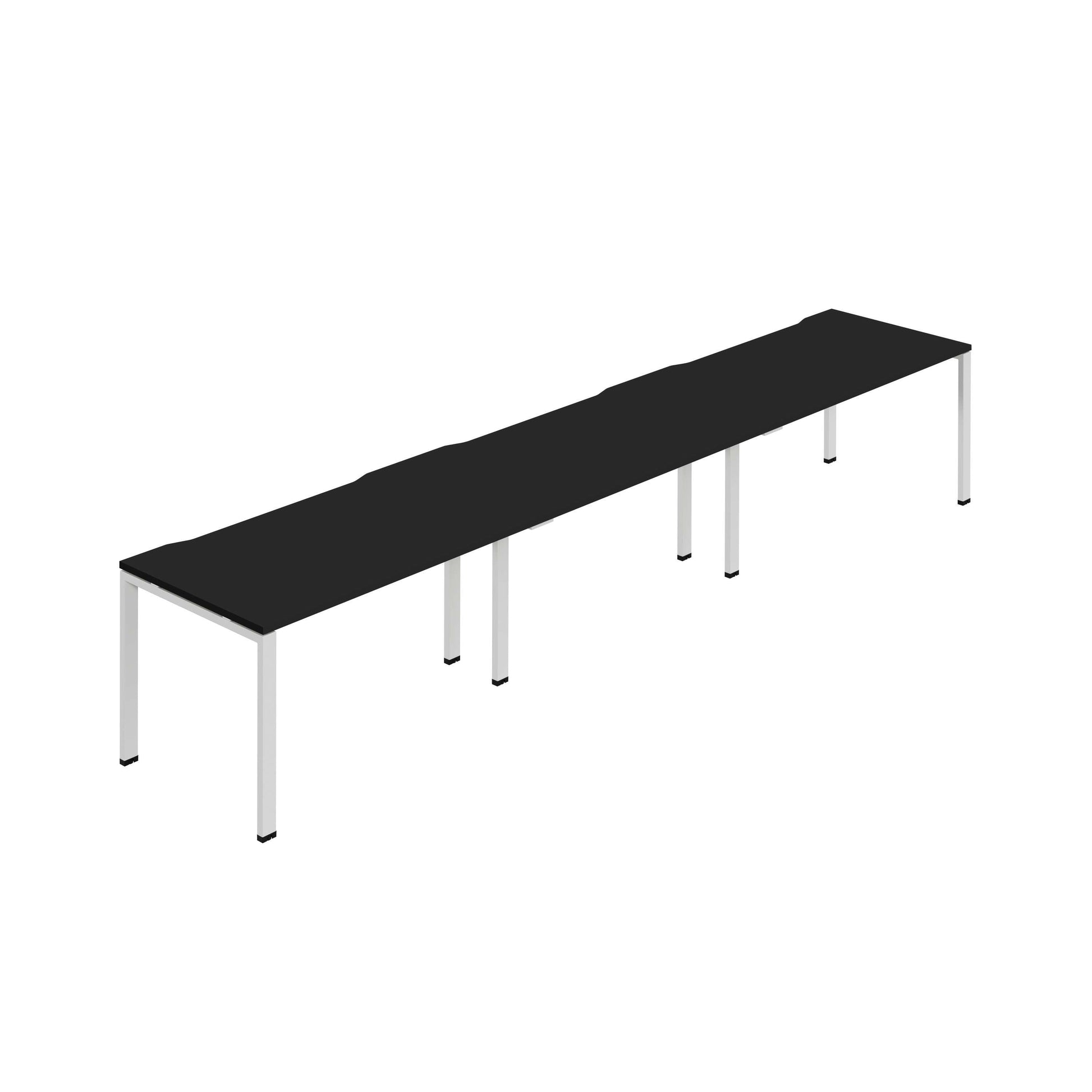 Synergy 3SP Bench Desk|1400X800mm|GoalPost|Black/White