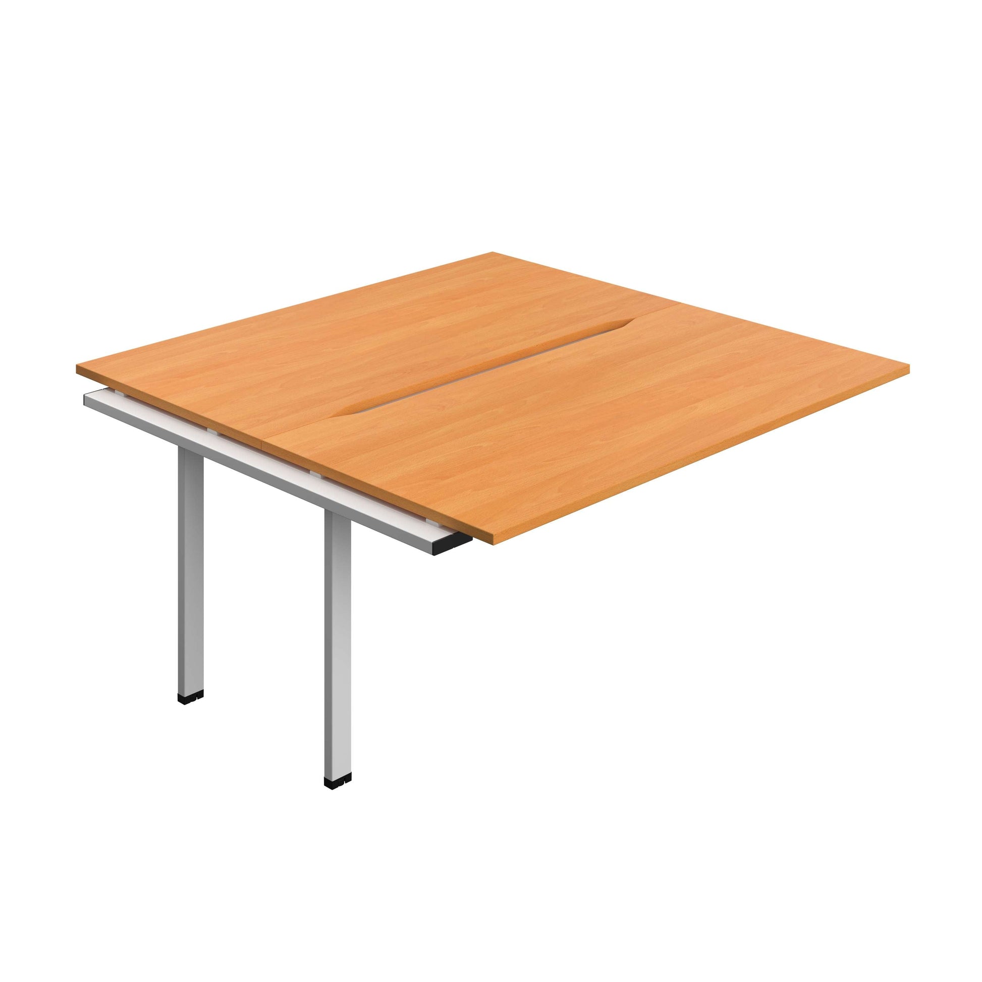Synergy Bench Extension with Cut Out: 2 Person (FSC) : 1600 | 800 | Unlimited/Silver