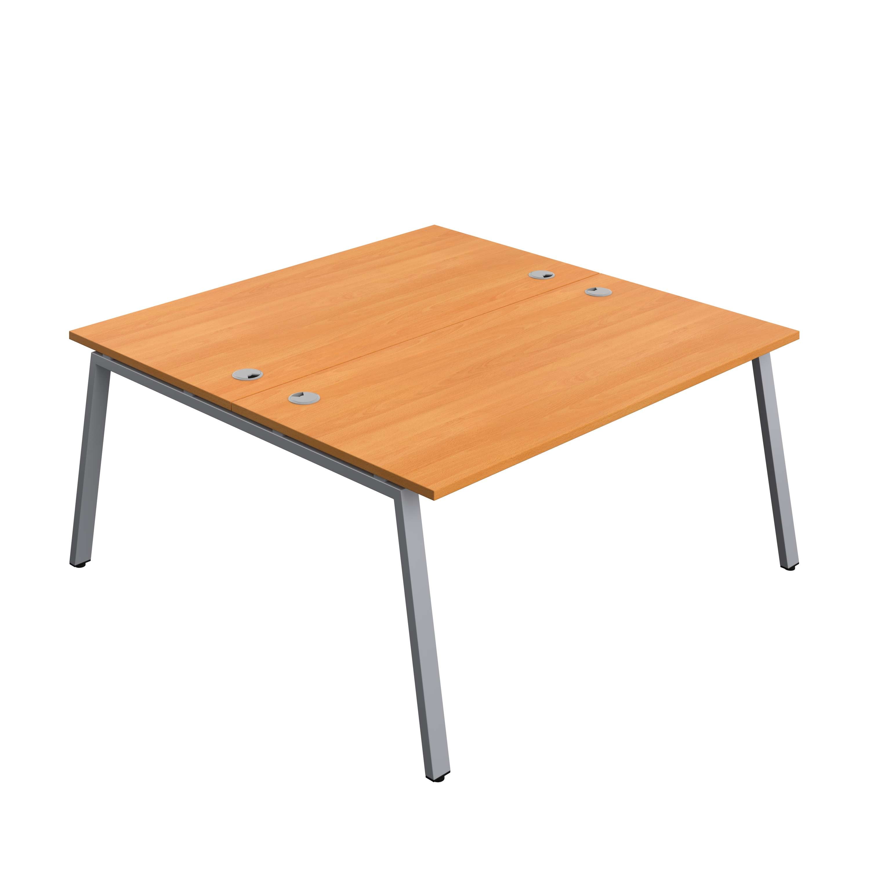 Synergy Bench with Cable Ports: 2 Person (FSC) : A-Frame Leg : 1600