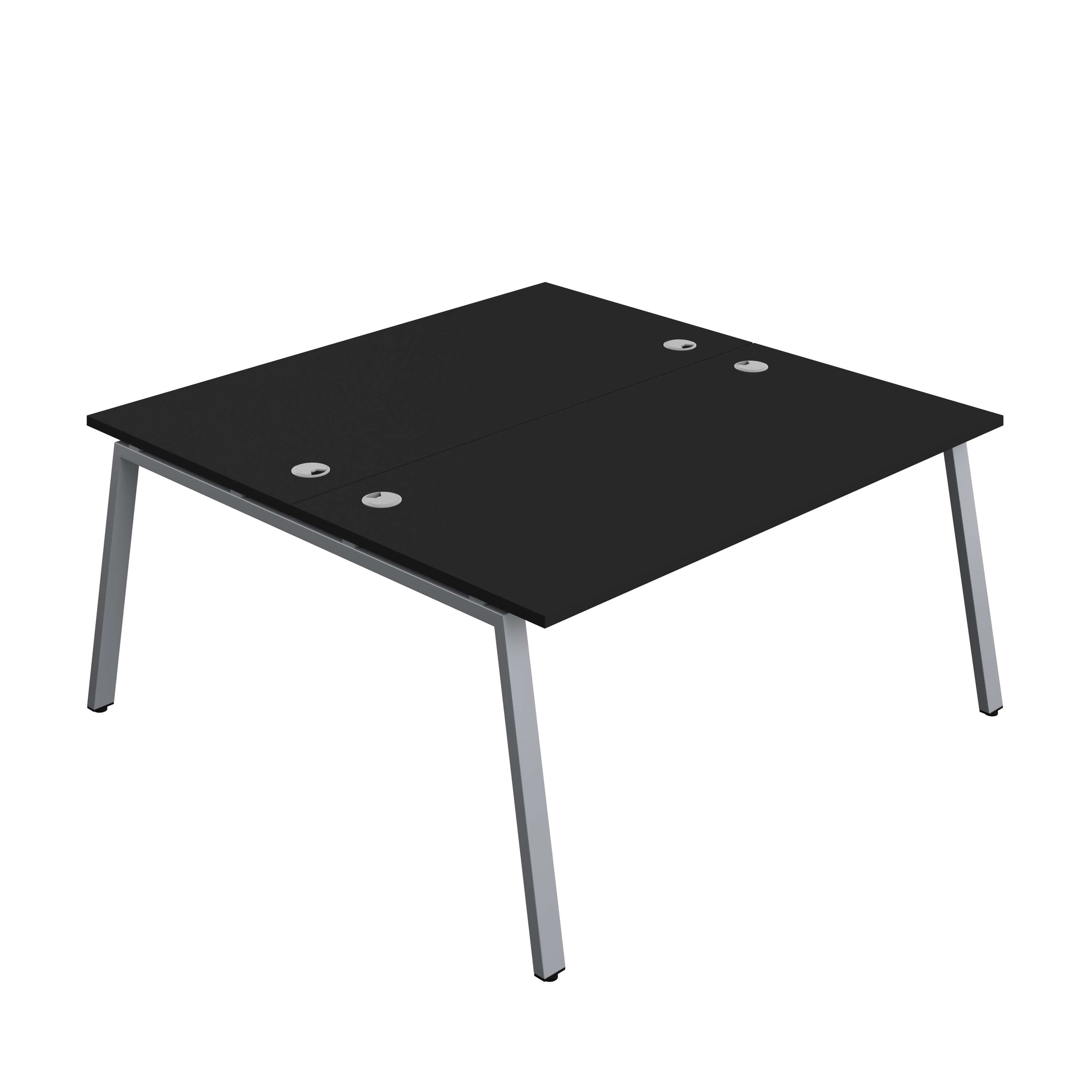 Synergy Bench with Cable Ports: 2 Person (FSC) : A-Frame Leg : 1600