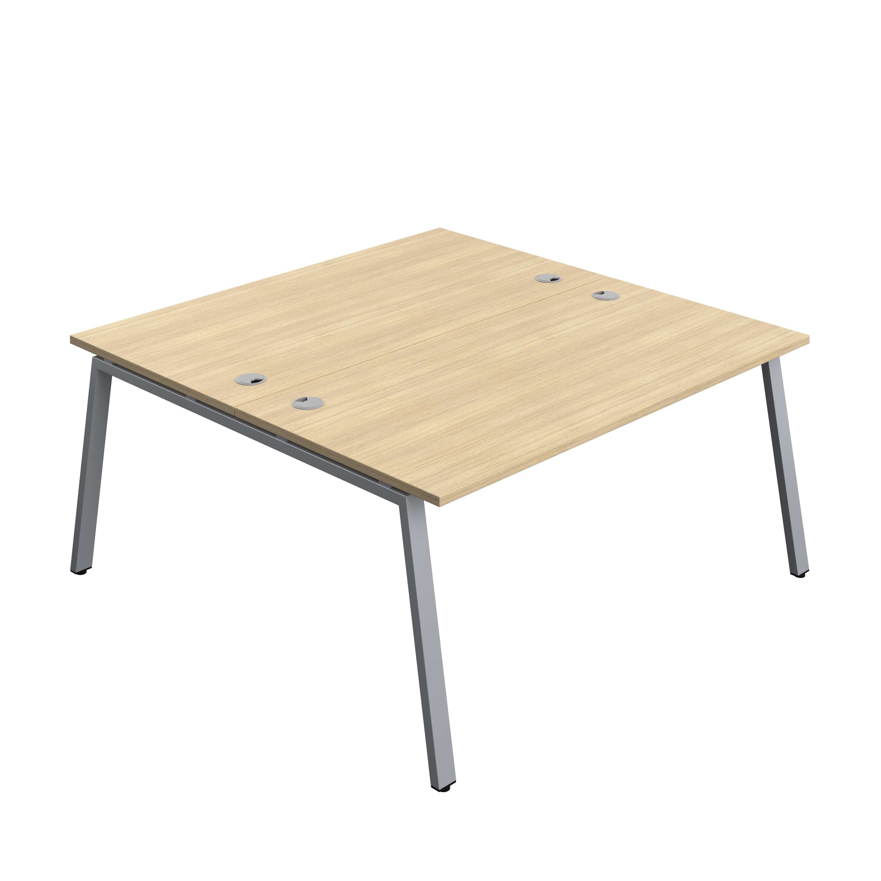 Synergy Bench with Cable Ports: 2 Person (FSC) : A-Frame Leg : 1600