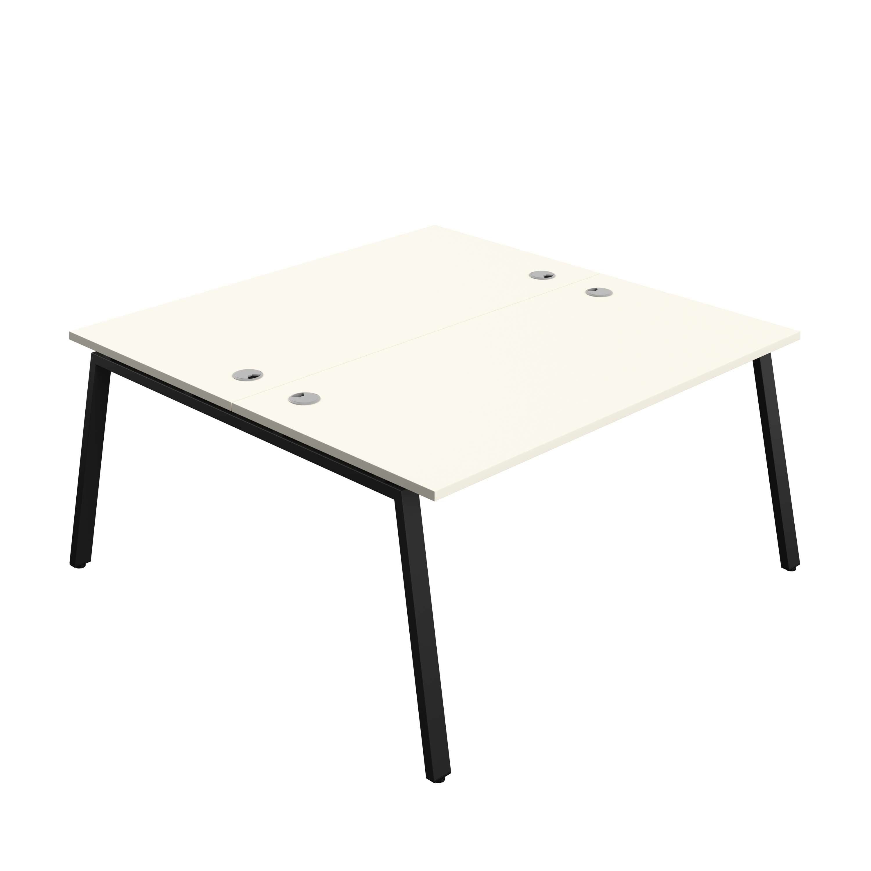 Synergy Bench with Cable Ports: 2 Person (FSC) : A-Frame Leg : 1600