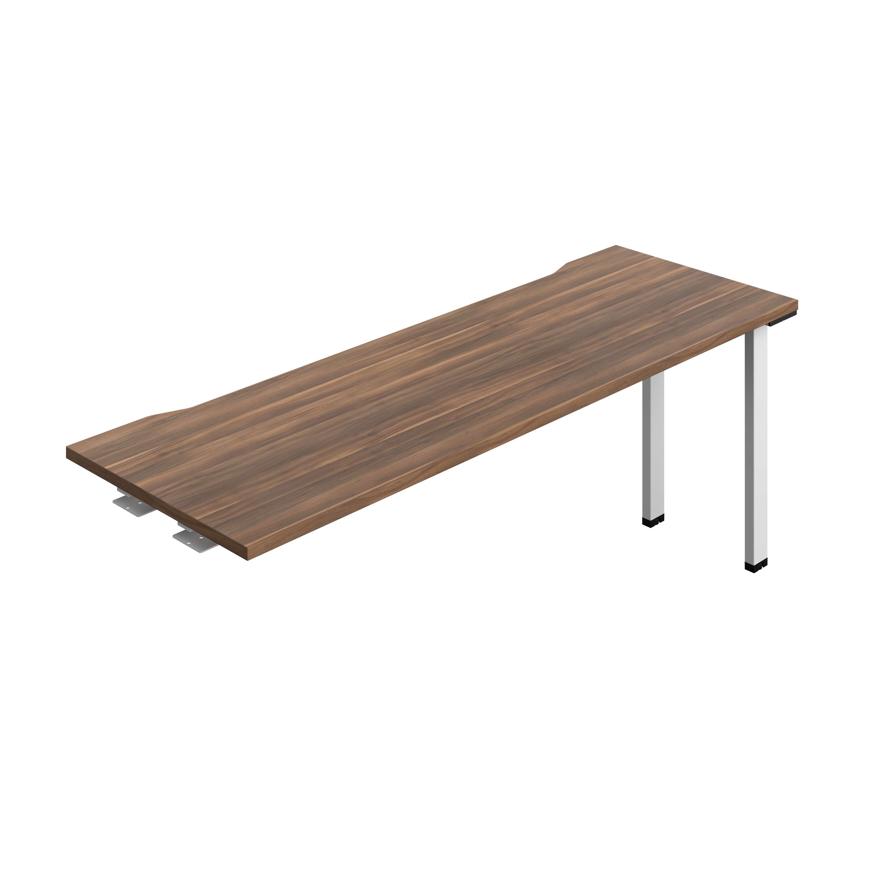 Synergy Bench Extension with Cut Out: 1 Person (FSC) : 1800 | 600 | Dark Walnut/White