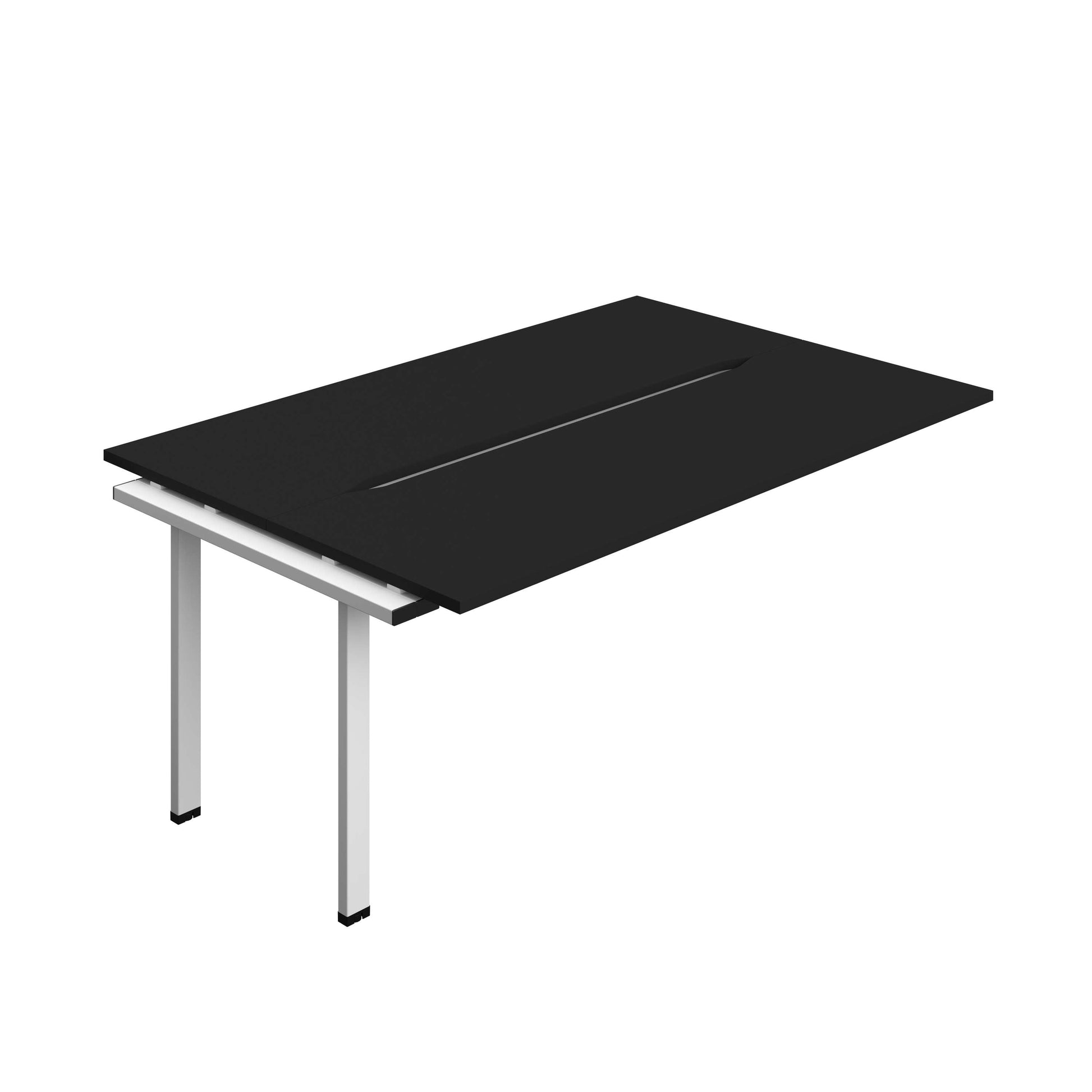 Synergy Bench Extension with Cut Out: 2 Person (FSC) : 1800 | 700 | Black/White