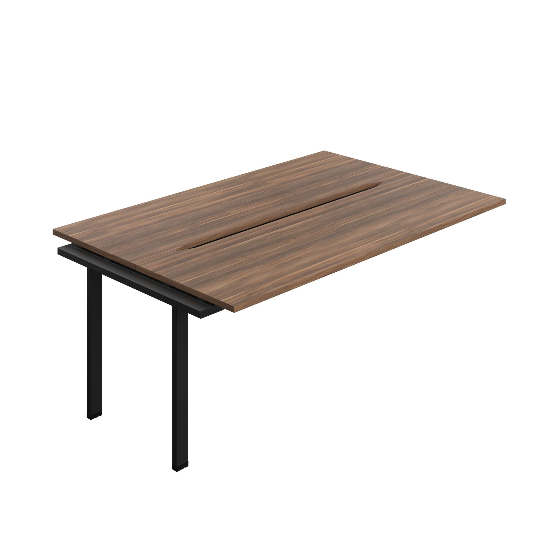 Synergy Bench Extension with Cut Out: 2 Person (FSC) : 1800 | 700 | Dark Walnut/Black