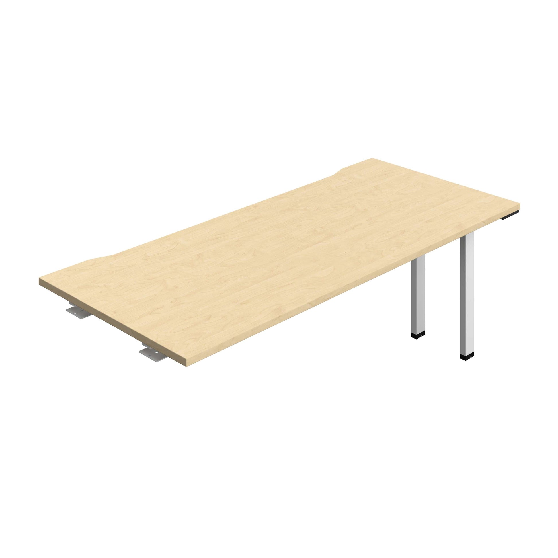Synergy Bench Extension with Cut Out: 1 Person (FSC) : 1800 | 800 | Maple/White