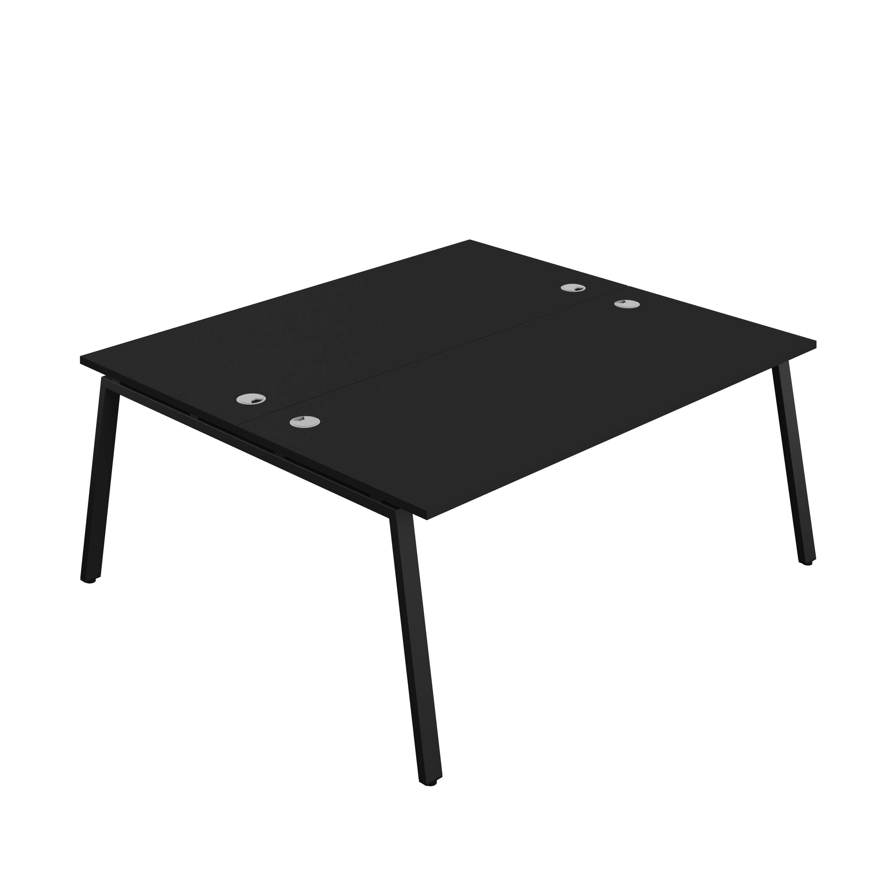 Synergy Bench with Cable Ports: 2 Person (FSC) : A-Frame Leg : 1800