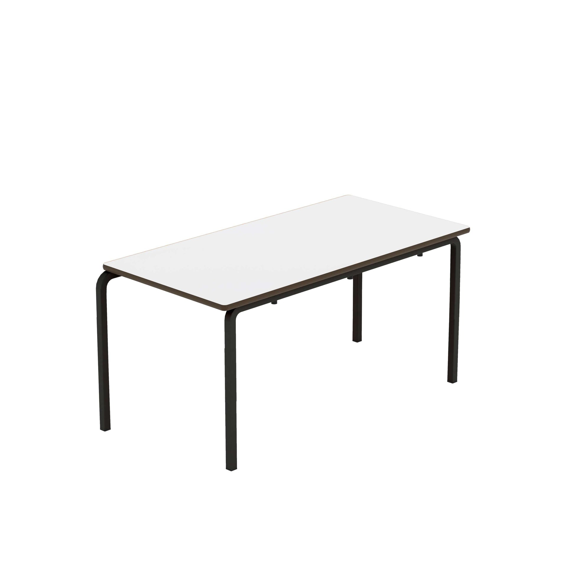 Titan Crush Bent Frame Table | 1100x550x530 | White/Black