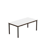 Titan Welded Frame Table | 1100x550x460 | White/Black
