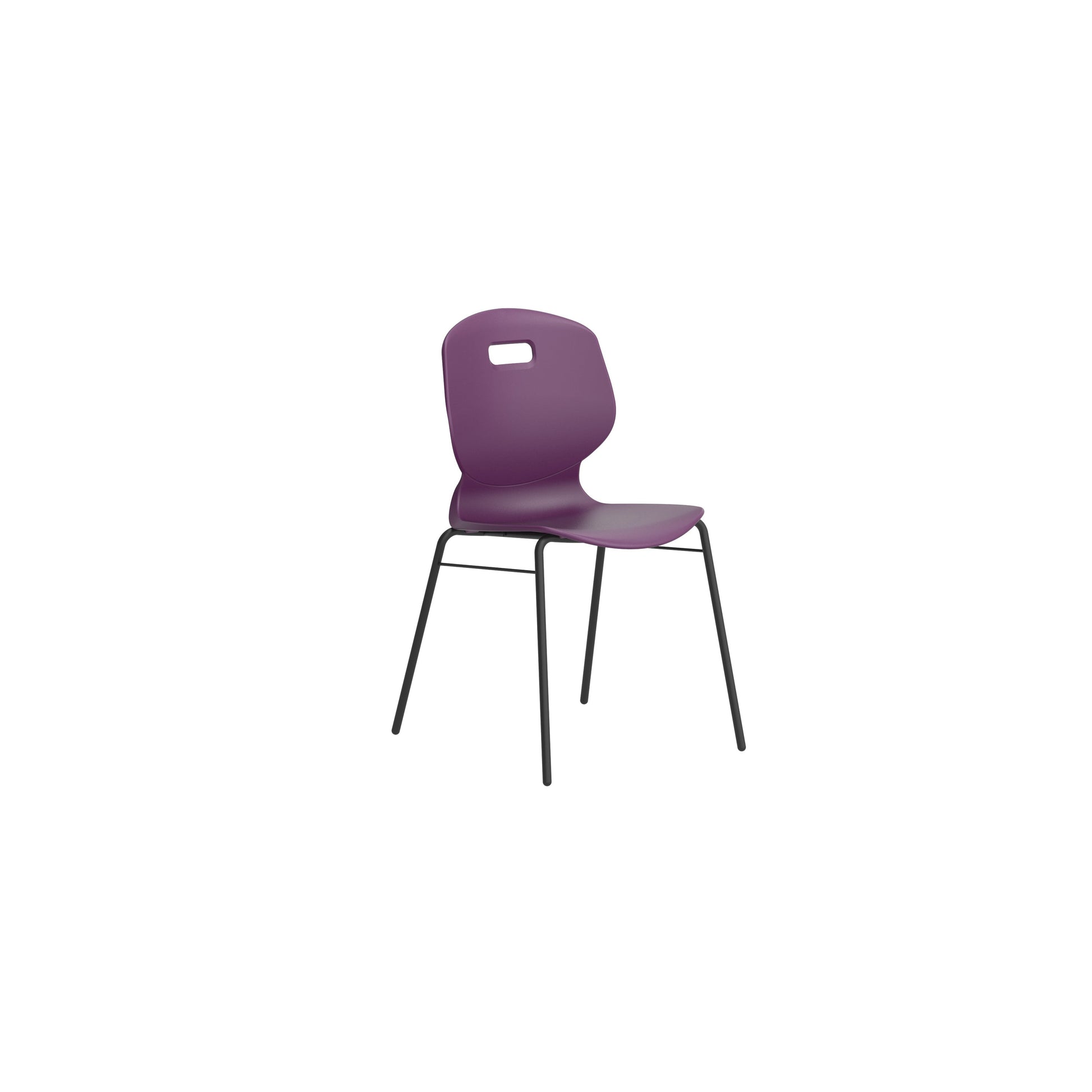Titan Arc 4 Leg Chair with Brace | Size 5 | Grape