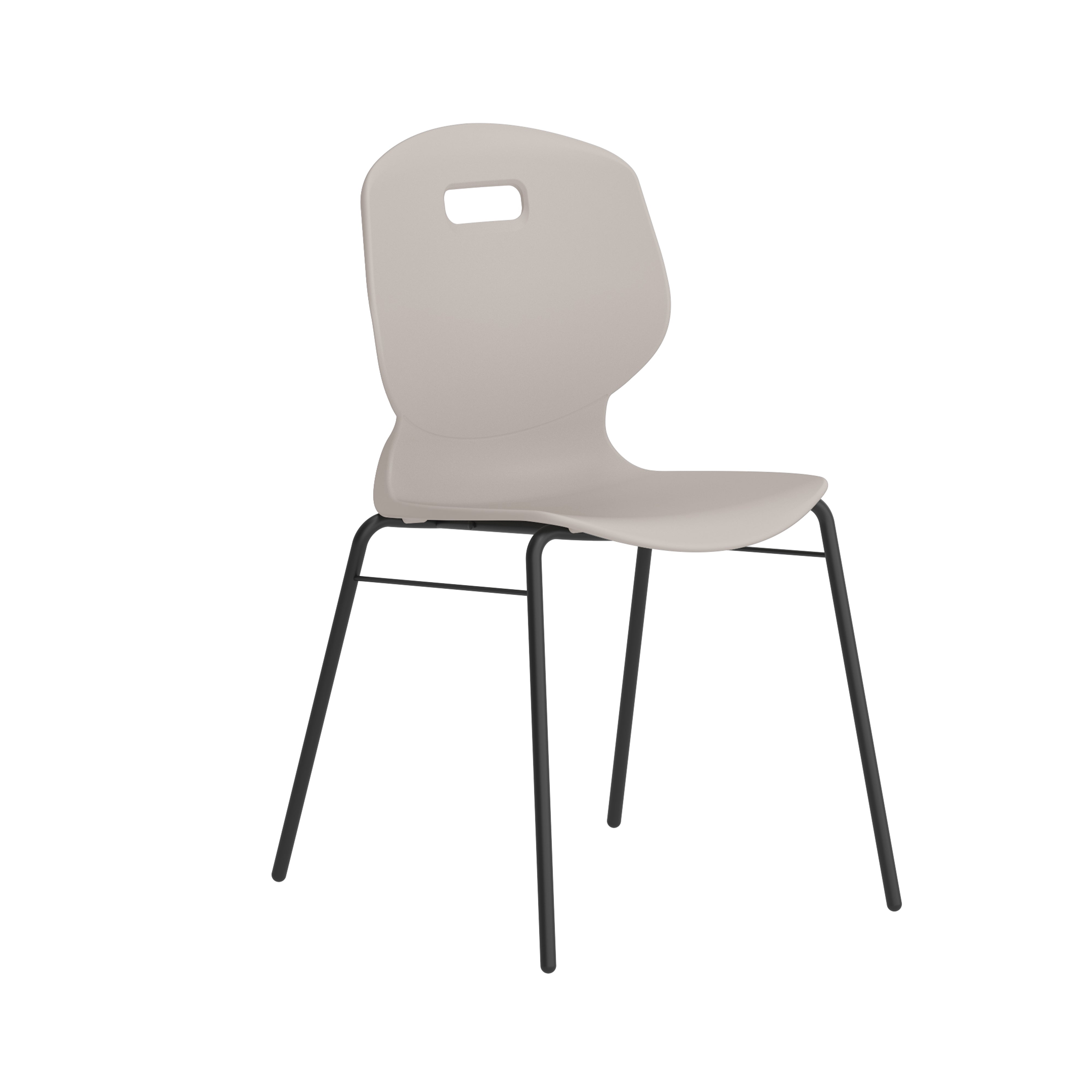 Titan Arc 4 Leg Chair with Brace | Size 5 | Grey